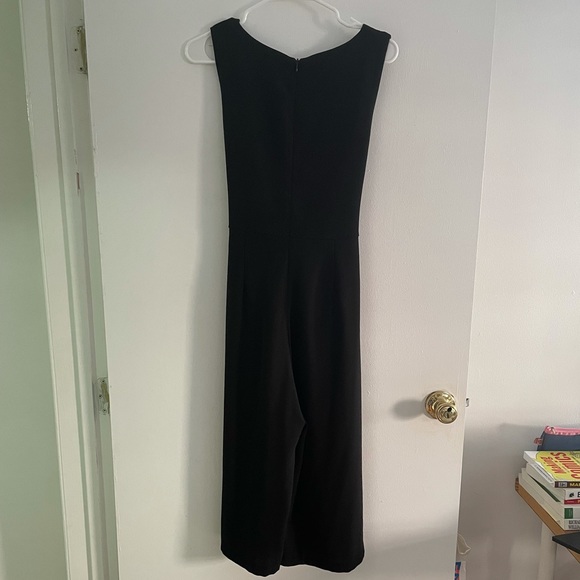 Cropped length jumpsuit with knot col black size M - Picture 3 of 5